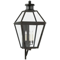 Felix Large Bracketed Ted Lantern Wall Sconce Outdoor - YhLamps