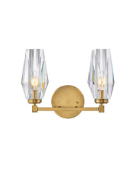 Possini Faceted Clear Crystal Wall Sconce 2-Light - YhLamps