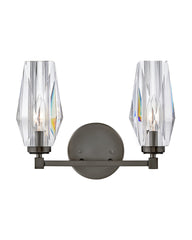 Possini Faceted Clear Crystal Wall Sconce 2-Light - YhLamps