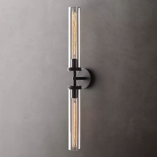 Lambert Knurled Grand Linear Sconce - YhLamps