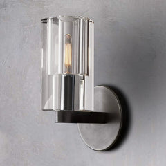 Industrial Crystal Glass Cup Wall Sconce - YhLamps