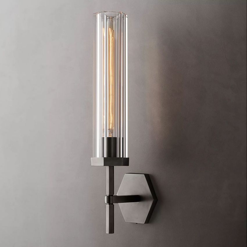 Lambert Hexagonal Grand Sconce - YhLamps