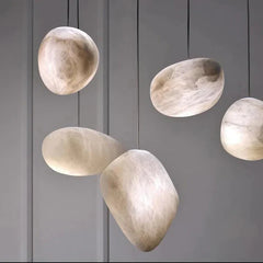 Sebastian Alabaster Natural Stone Pendant. Creative Pendant Light - YhLamps