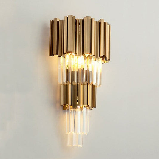 Elian Crystal Wall Sconce - YhLamps