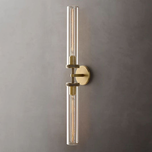 Lambert Knurled Grand Linear Sconce - YhLamps