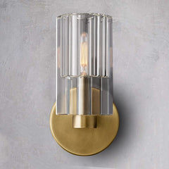 Industrial Crystal Glass Cup Wall Sconce - YhLamps