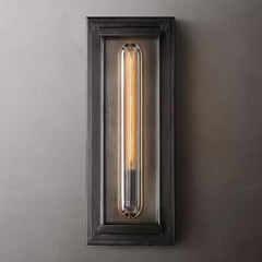 Savice Rectangle Outdoor Sconce - YhLamps