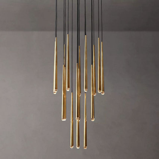 Artemis Round Tapered Tubular Chandelier 30 - YhLamps