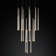 Artemis Round Tapered Tubular Chandelier 30 - YhLamps