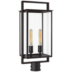 Fenton Rectangular Post Lantern Outdoor Lamp - YhLamps