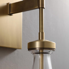 Raindrop Sconce VintageBrass - YhLamps