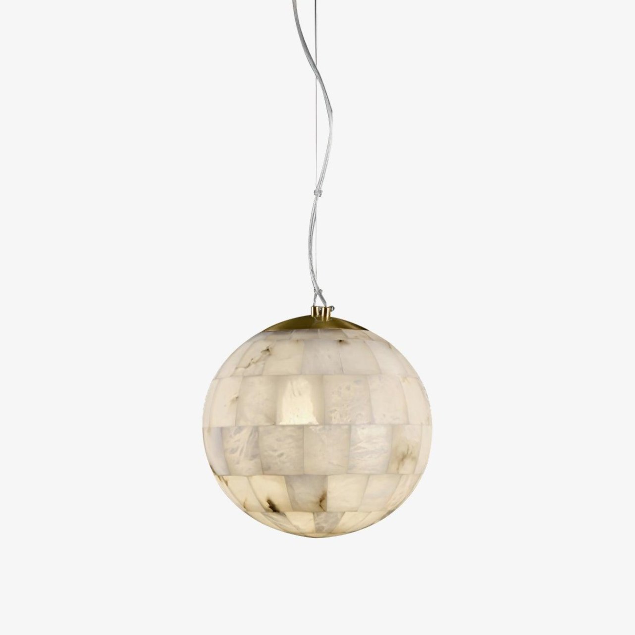 Alabaster Ball Pendant Light - YhLamps