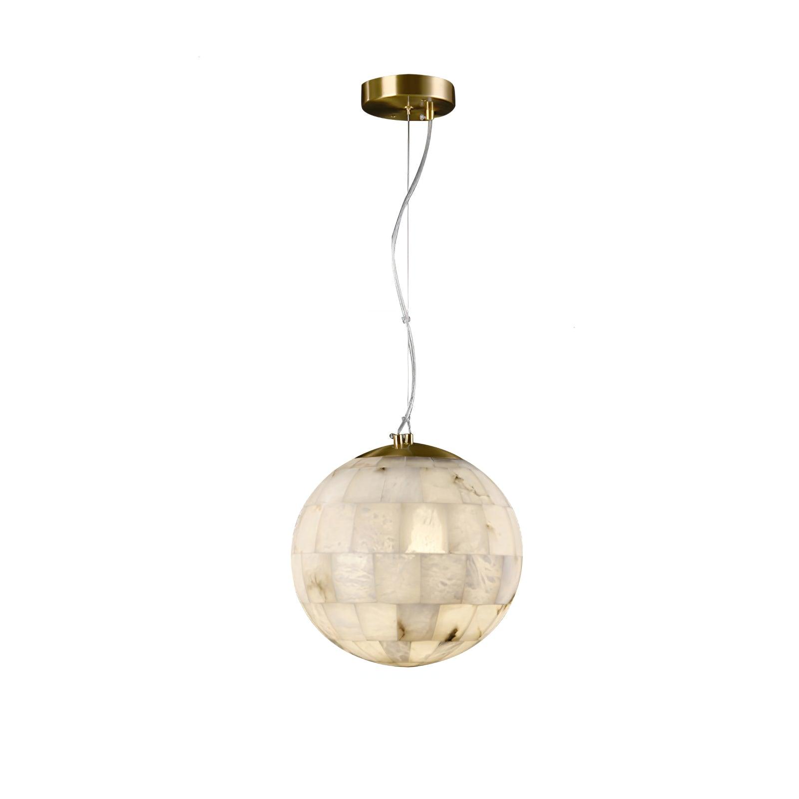 Alabaster Ball Pendant Light - YhLamps