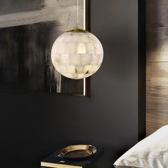 Alabaster Ball Pendant Light - YhLamps