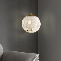 Alabaster Ball Pendant Light - YhLamps