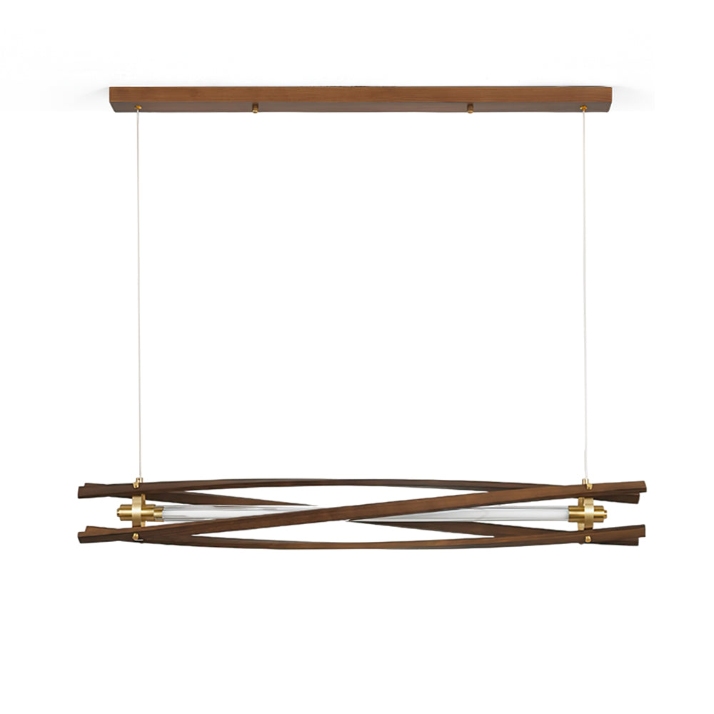 Axis Wood Chandelier - YhLamps