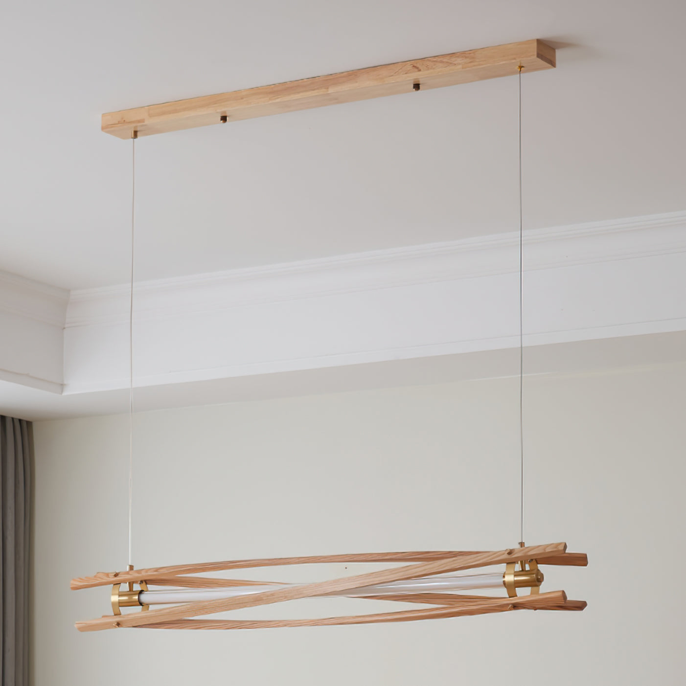 Axis Wood Chandelier - YhLamps