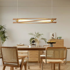 Axis Wood Chandelier - YhLamps