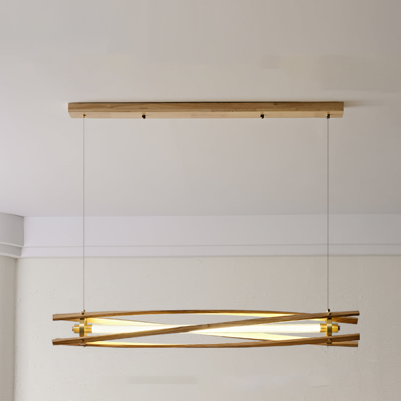 Axis Wood Chandelier - YhLamps