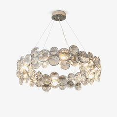 Chrome Round Crystal Chandelier - YhLamps