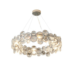 Chrome Round Crystal Chandelier - YhLamps