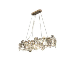 Chrome Round Crystal Chandelier - YhLamps