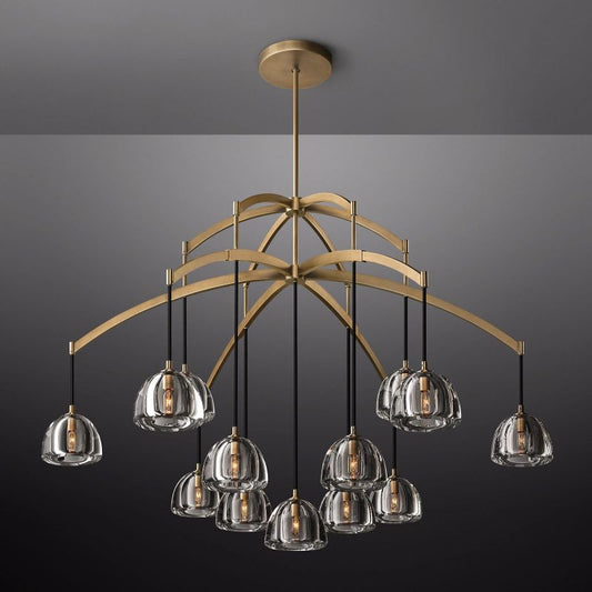 Dimple Round Chandelier 60 - YhLamps