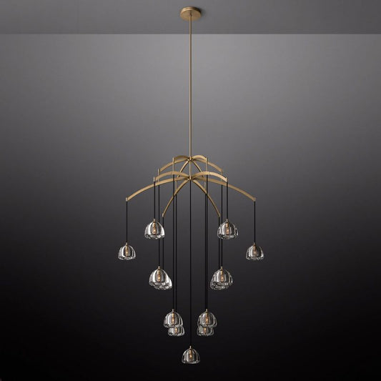 Dimple Round Chandelier 60 - YhLamps