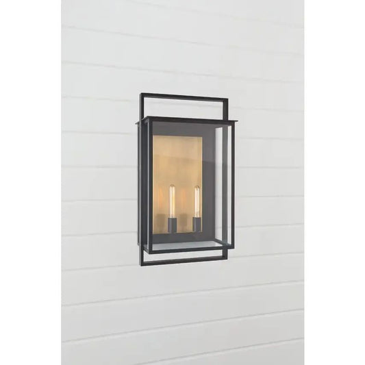 Fenton 2-Light Lantern Wall Sconce Outdoor - YhLamps