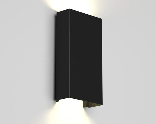 Squared Black Sconce for Outdoor - YhLamps