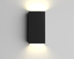 Squared Black Sconce for Outdoor - YhLamps