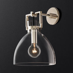 Machinist Glass Cloche Sconce 10 - YhLamps