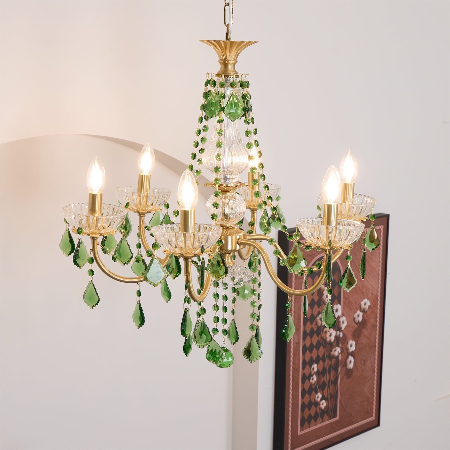 Magdalena Brass Chandelier - YhLamps