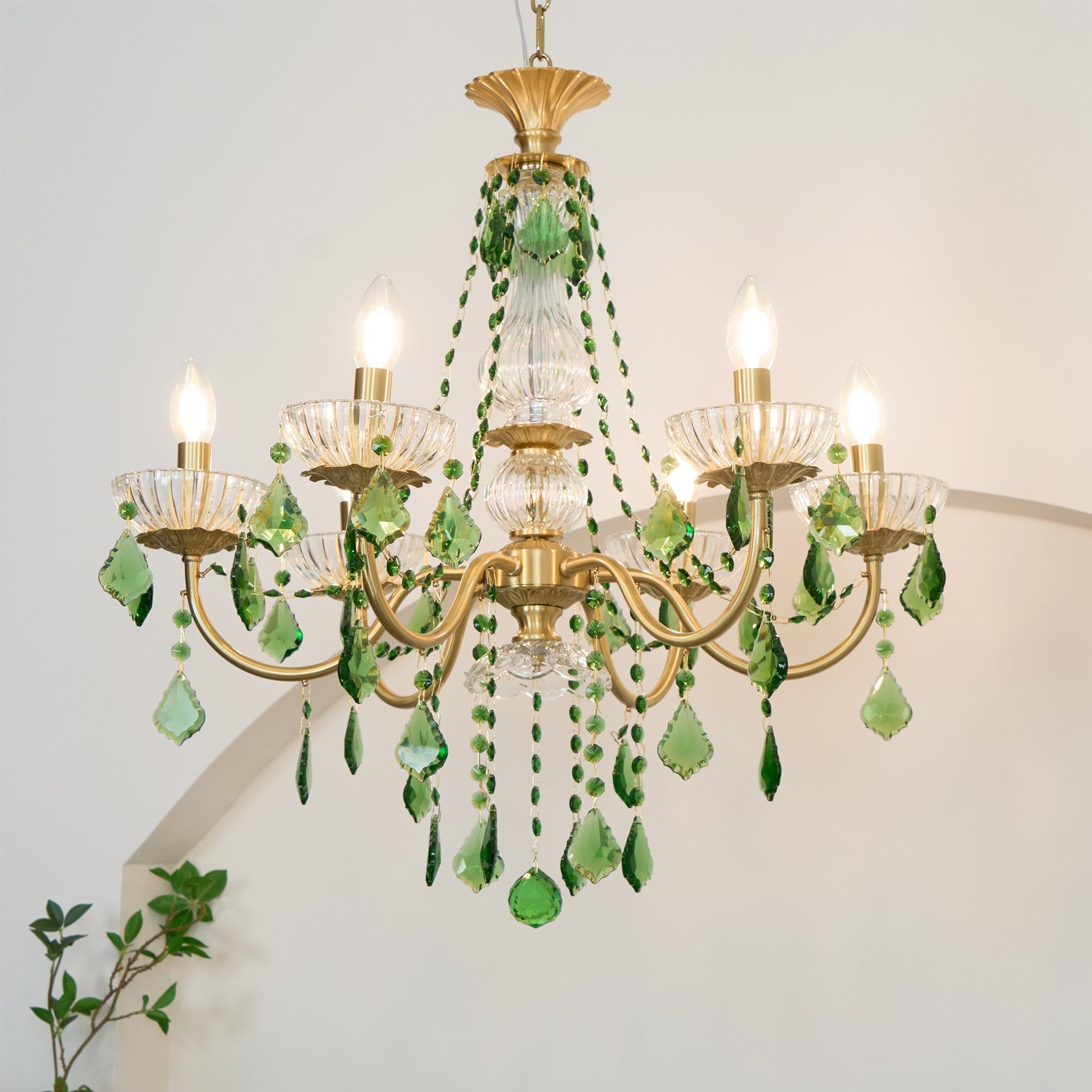 Magdalena Brass Chandelier - YhLamps