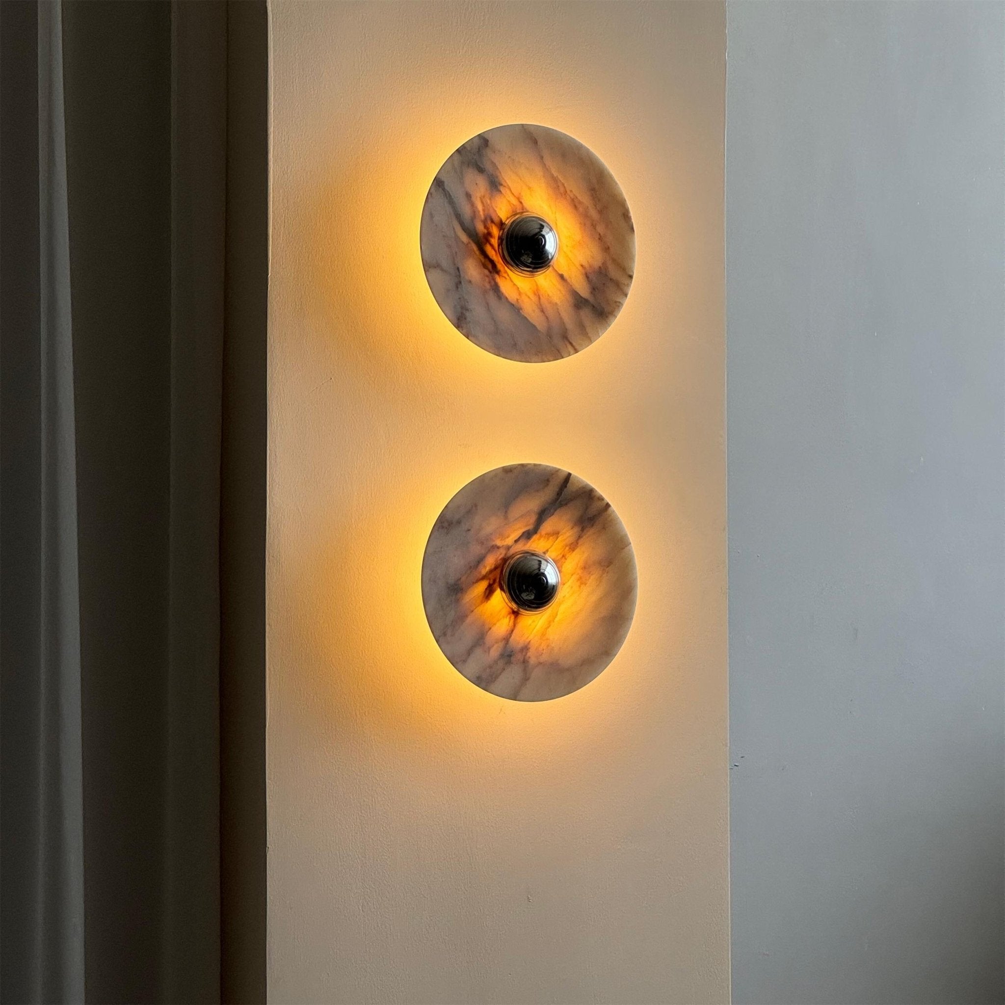 Messier Marble Rechargeable Wall Lamp - YhLamps