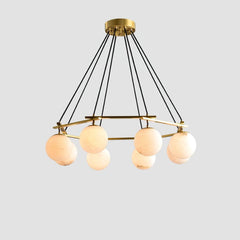 Miira Alabaster Chandelier - YhLamps