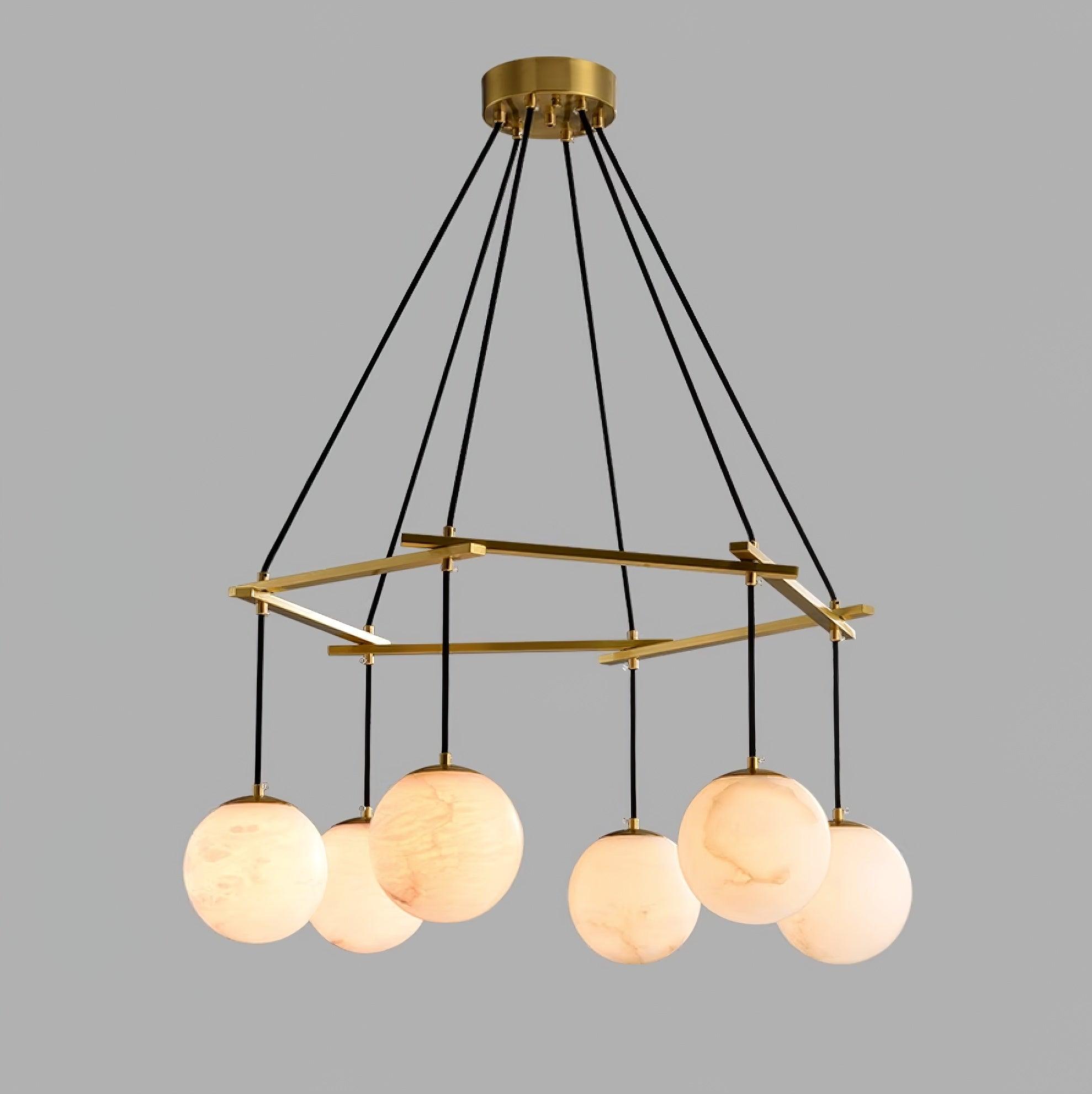 Miira Alabaster Chandelier - YhLamps