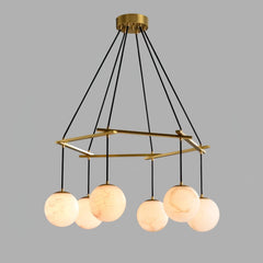 Miira Alabaster Chandelier - YhLamps