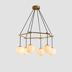 Miira Alabaster Chandelier - YhLamps