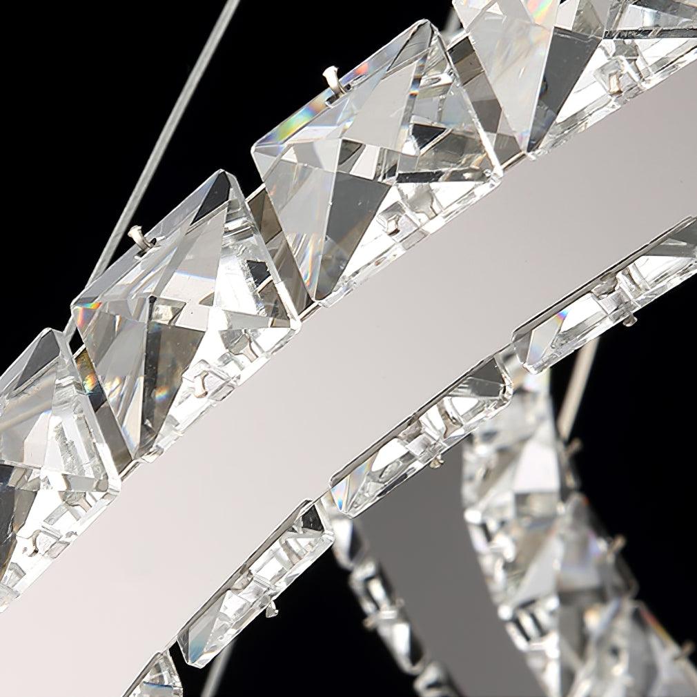 Modern Crystal Double C Chandelier - YhLamps