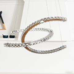 Modern Crystal Double C Chandelier - YhLamps