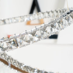 Modern Crystal Double C Chandelier - YhLamps