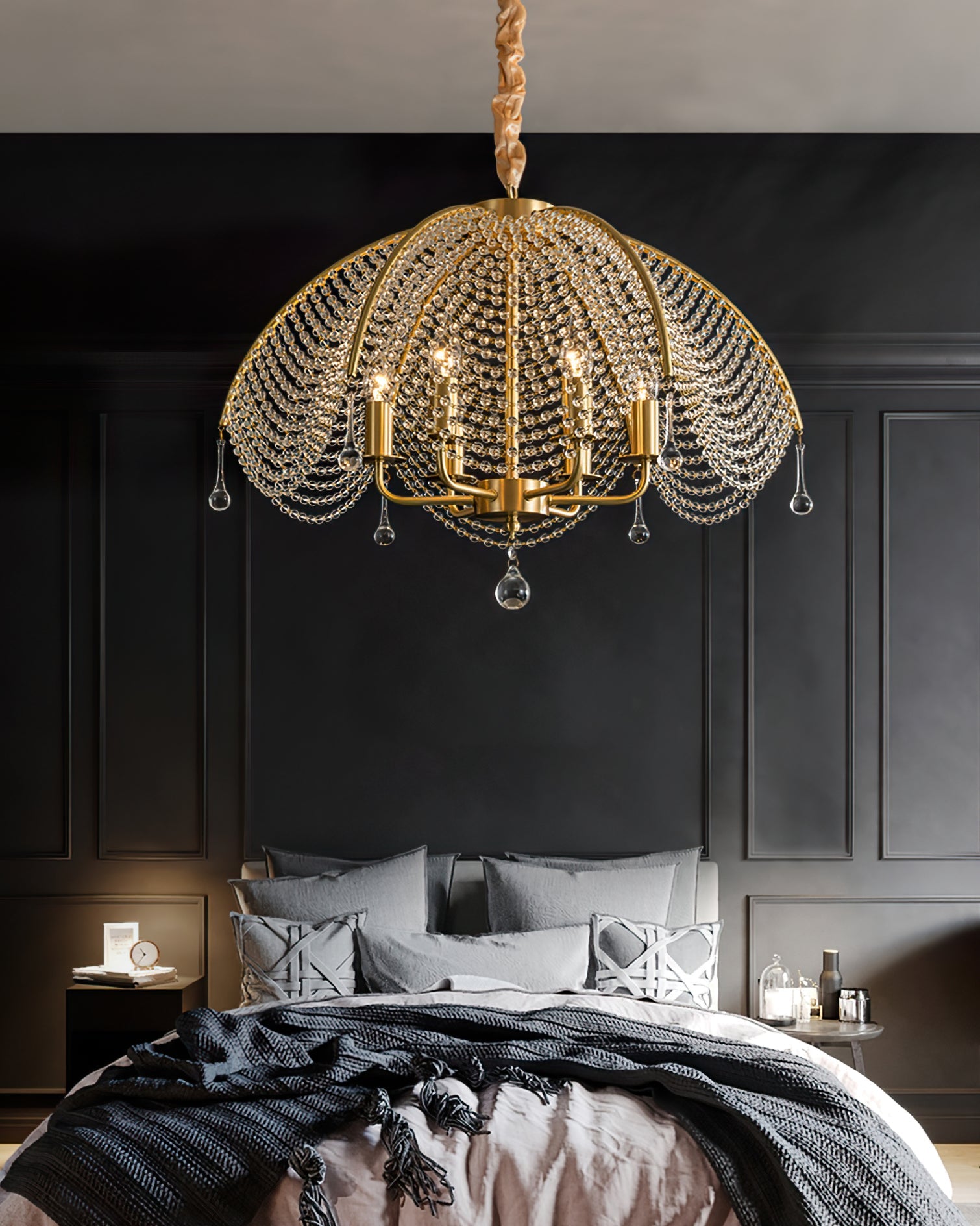 Neville Brass Chandelier - YhLamps