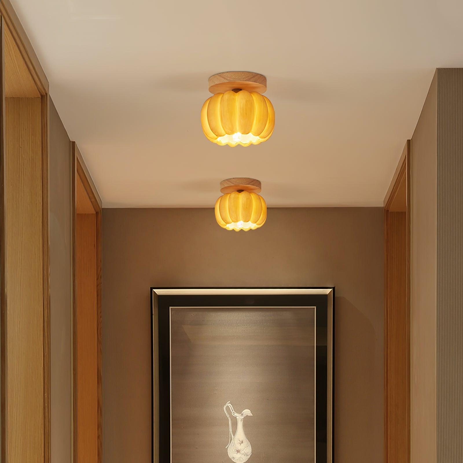 Pumpkin Ceiling Light - YhLamps