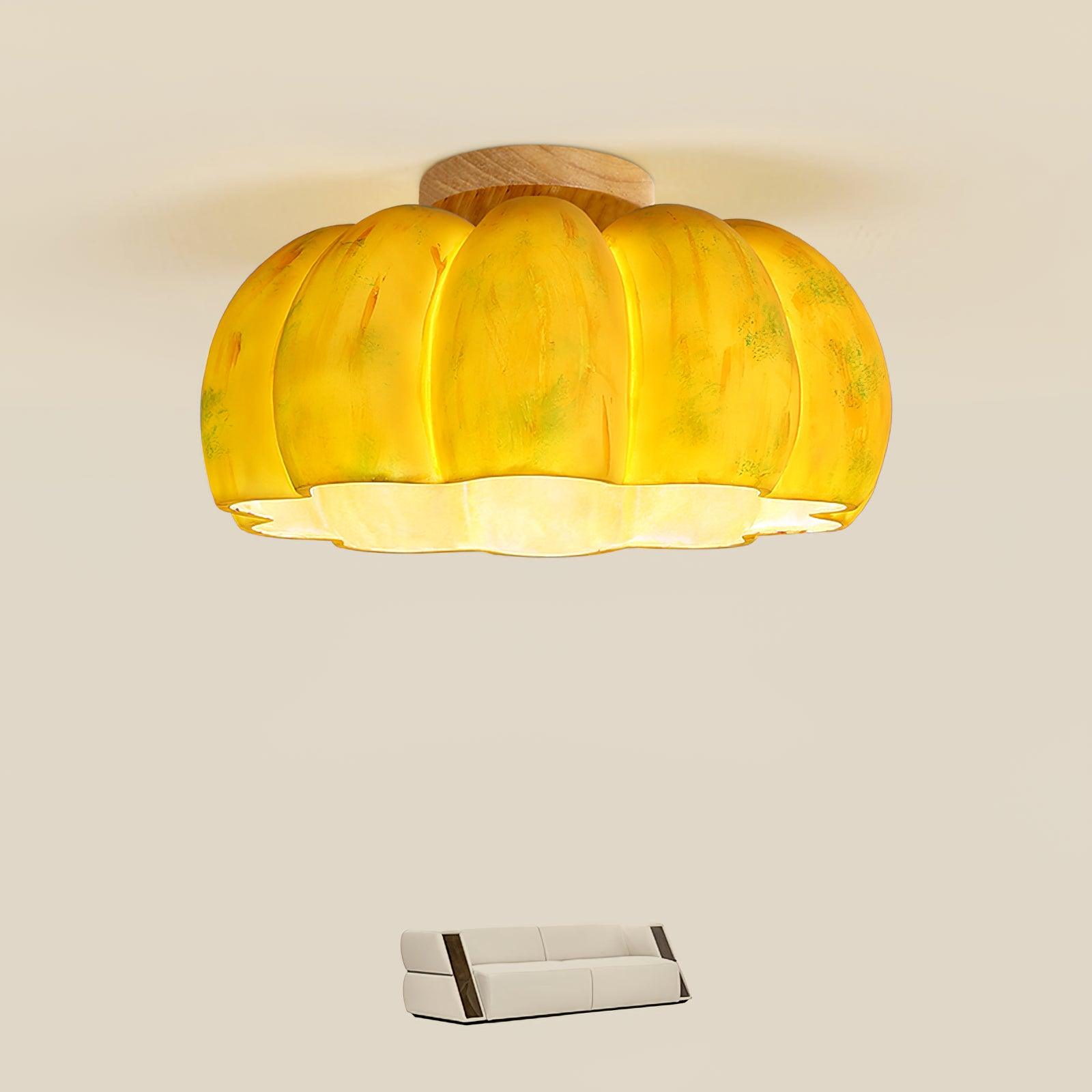 Pumpkin Ceiling Light - YhLamps