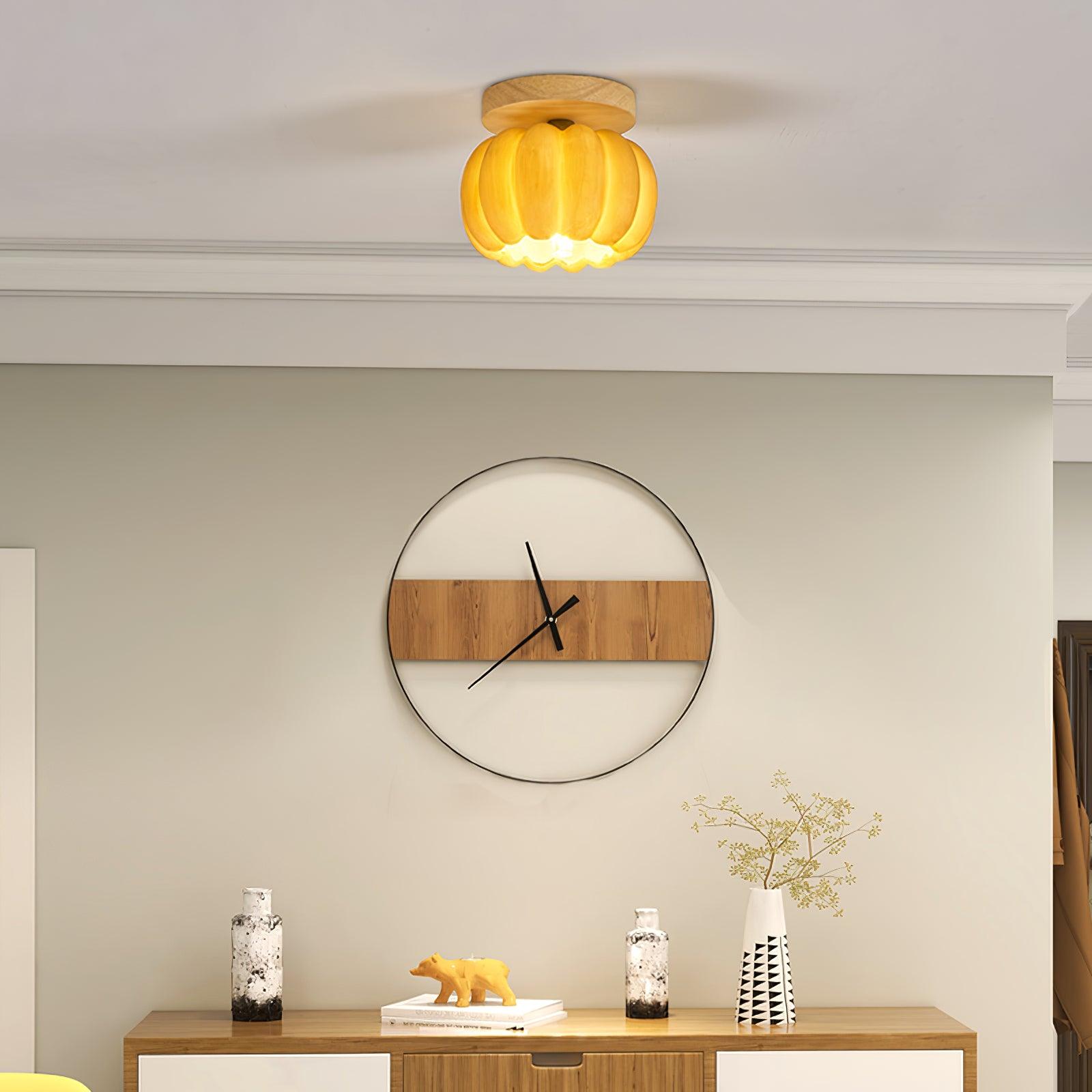 Pumpkin Ceiling Light - YhLamps