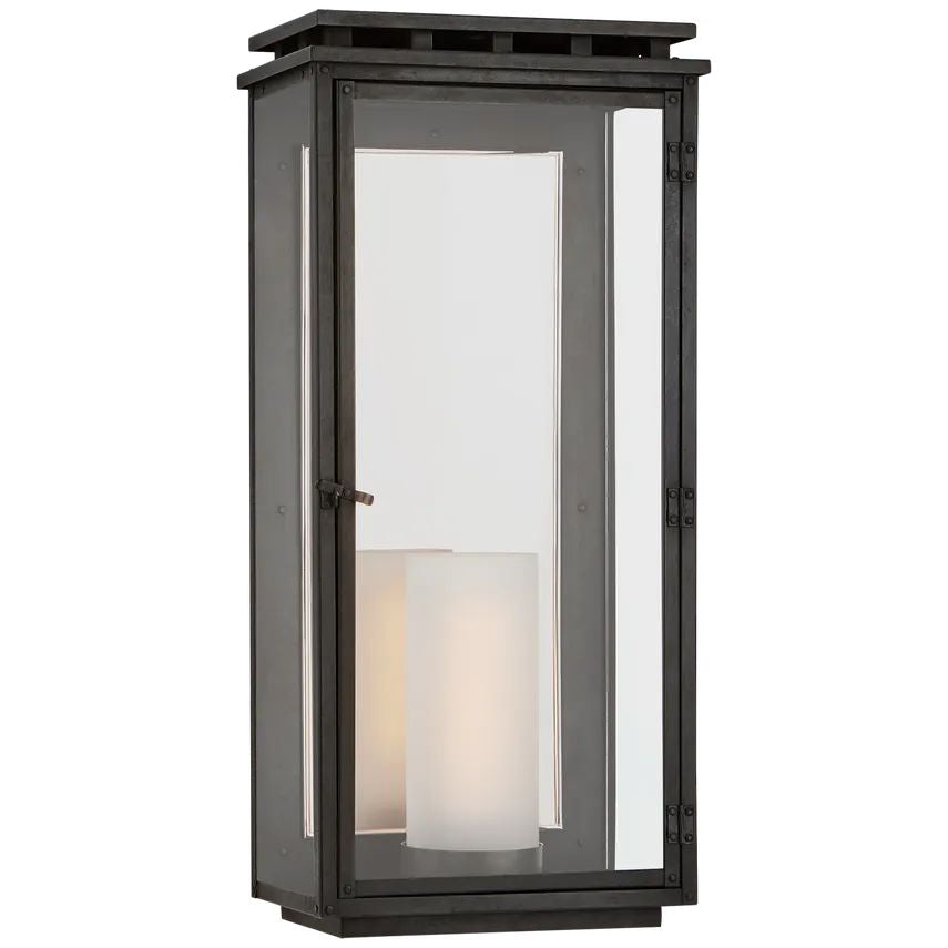 Ochoa Large 3/4 Lantern Wall Sconce Outdoor - YhLamps