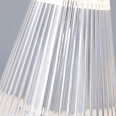 Ribbed Acrylic Built-in Battery Table Lamp - YhLamps