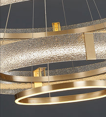 Ripple Glass Chandelier - YhLamps