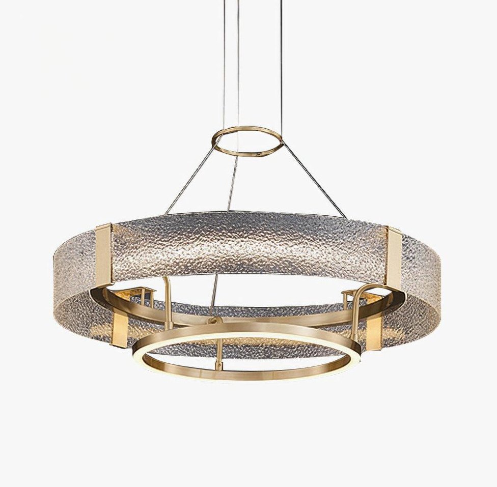 Ripple Glass Chandelier - YhLamps